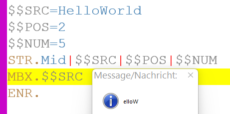 Extract substring Extract substring