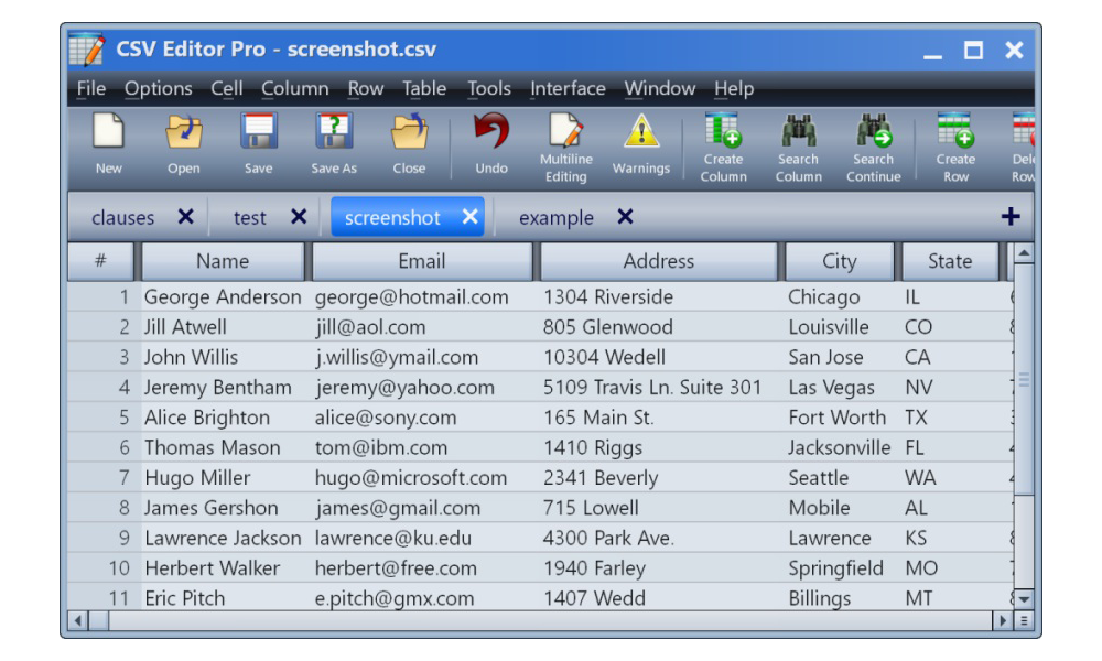 CSV Editor Pro