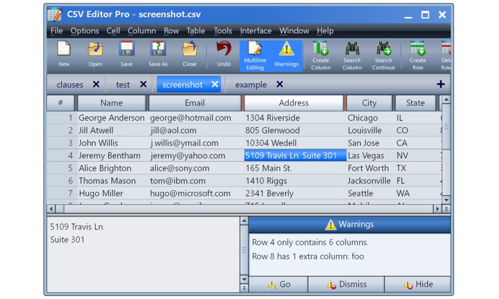 CSV Editor Pro
